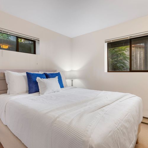 Calm and uncluttered—just peace and comfort.