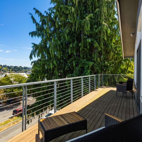 Fresh air and comfy chairs.