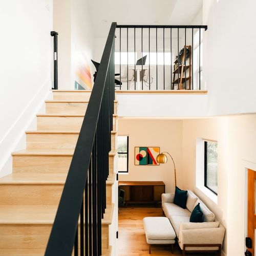 Staircase to 2nd floor