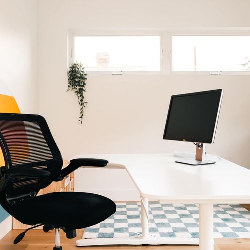 Workspace on upstairs landing