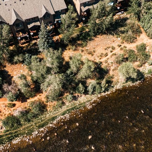 Eagle River runs directly behind the complex!