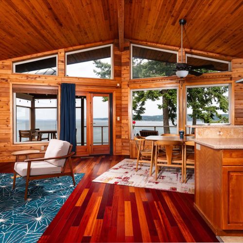 The views from the living area are unbeatable!
