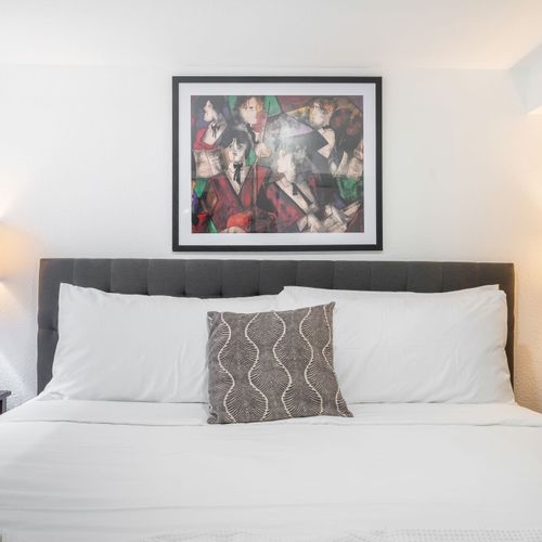 Cozy bedrooms for restful nights.