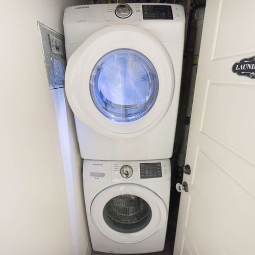 Washer and dryer