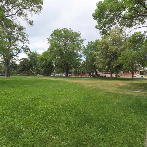 This unit is right next to a park