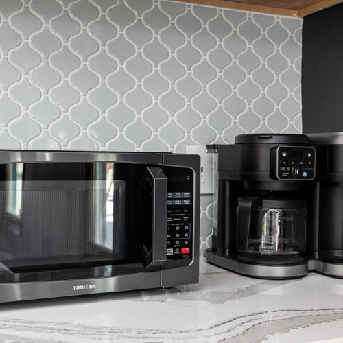 Enjoy a cup of coffee after a night on the town!