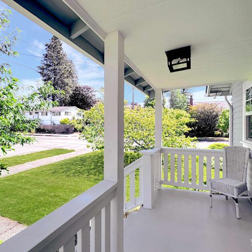 Soak in the fresh air and take in the serene outdoor views.
