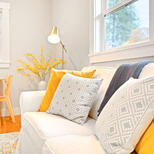 Thoughtfully decorated for comfort and charm.