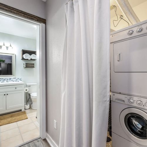 In-unit washer and dryer