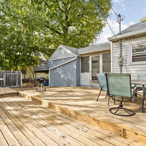 Step outside and enjoy yourself! This space is perfect for relaxing and entertaining.