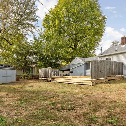 Spacious, fenced in backyard perfect for your furry family members!