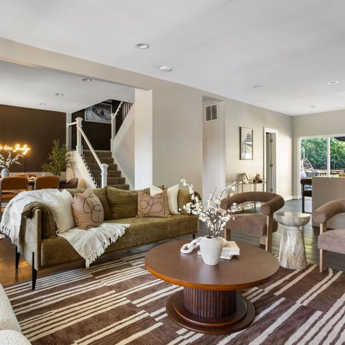 With an open living space, this home is perfect for families and groups!