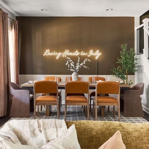 Seating for 8 + a highchair for your little one!