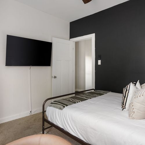 Settle in, stream your favorite show, and enjoy this stylish main-level space.