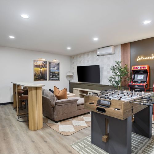 Foosball? Check. Arcade games? Check. Big-screen movies? Double check. Step inside and have some fun!