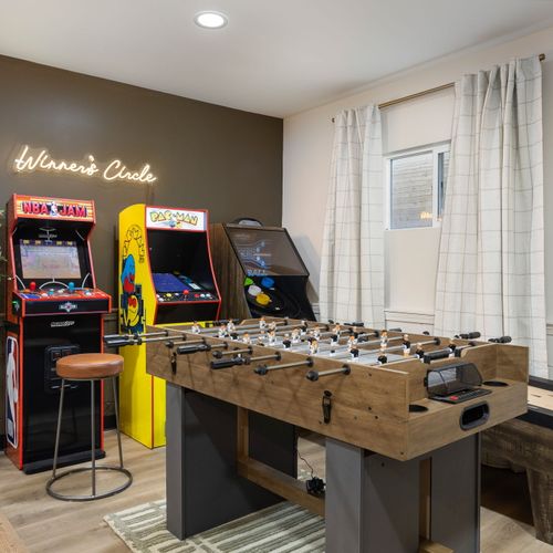 Bring out your inner kid! Arcade games, foosball, skee ball, and endless bragging rights await.