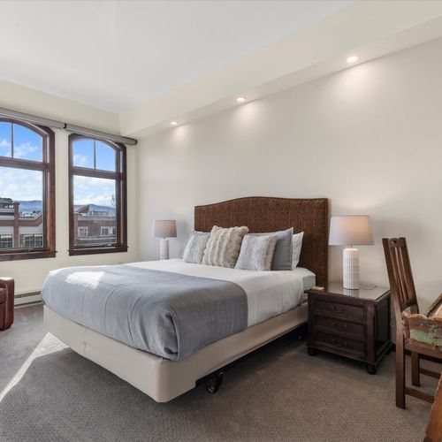 Bedroom 1 with king bed