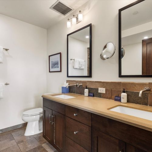 En suite bathroom to bedroom 1