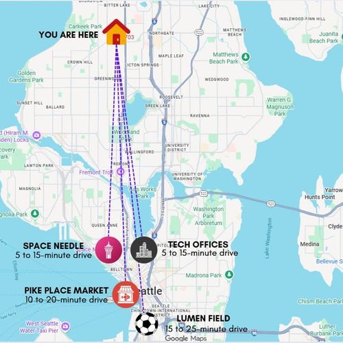 Easy access to Lumen Field and downtown for the World Cup.