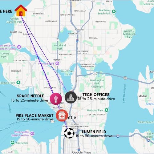 Easy access to Lumen Field and downtown for the World Cup.