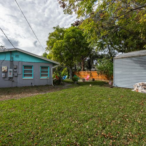 Large Grassy Area in the Backyard