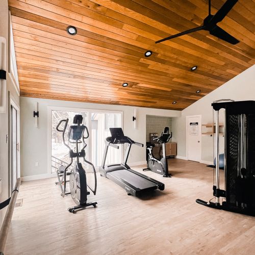 Community fitness room