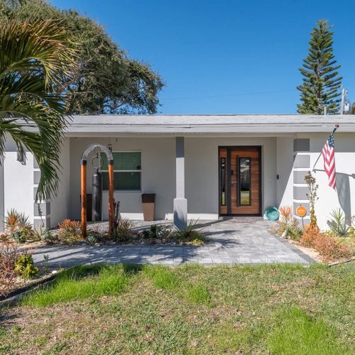 Front Door and Porch Area