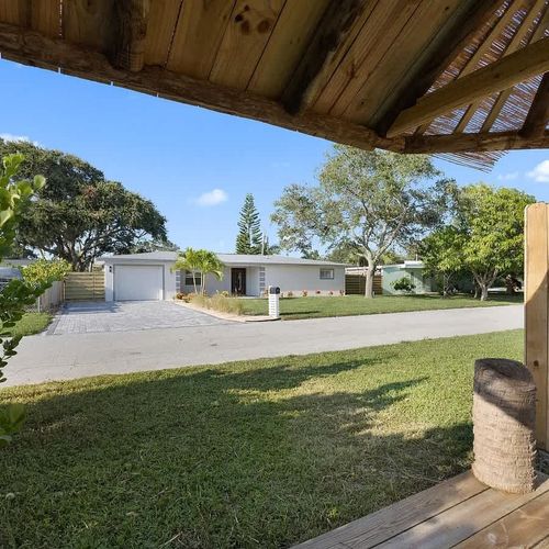 View of the house from the Private Dock