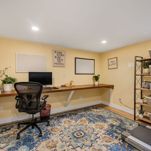 Dedicated workspace perfect for remote work or study.