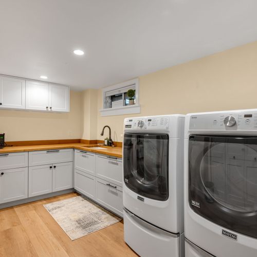 Easy laundry setup for a comfortable, stress-free stay.