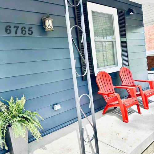 Front porch sitting, the best place to be!