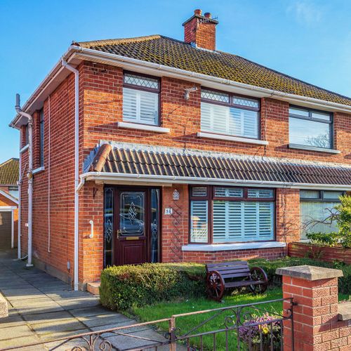 Charming brick facade with a welcoming entrance, perfect for your Belfast stay.