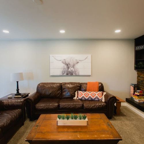 Living room *Please note the fireplace is non-operational*