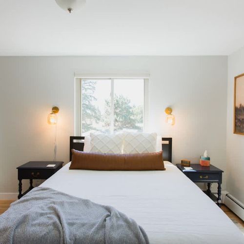 Bedroom 1 with queen bed