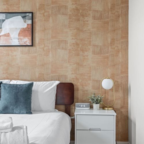 A room that knows how to exhale. Complete with a sound machine!