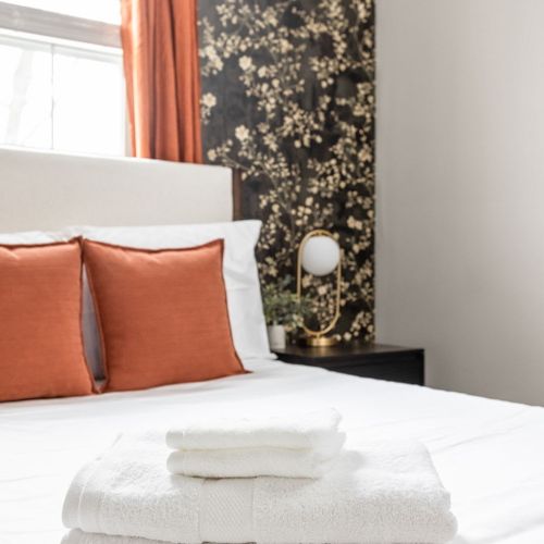 Soft sheets, strong aesthetic.