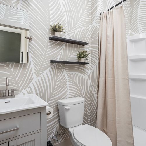 A bathroom that feels like a breath of fresh air