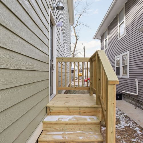 "The Still" side back door