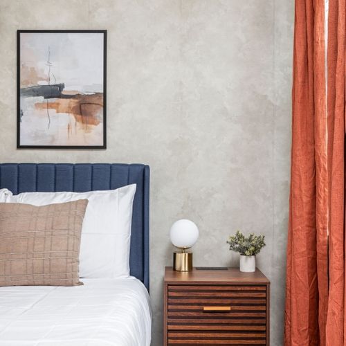 Set the mood, then set the alarm for later. Sound machines in every bedroom!