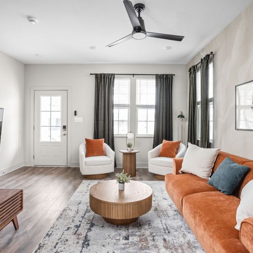 Thoughtfully curated seating for conversation, connection, and comfort