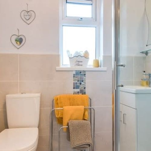 Full bathroom with shower