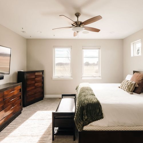 Bedroom 1 with king bed