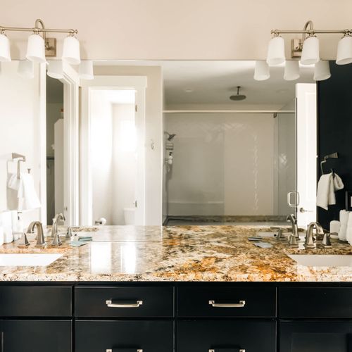 En suite bathroom to bedroom 1