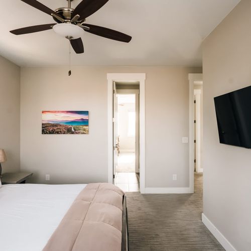 Bedroom 3 has jack and jill bathroom with bedroom 4