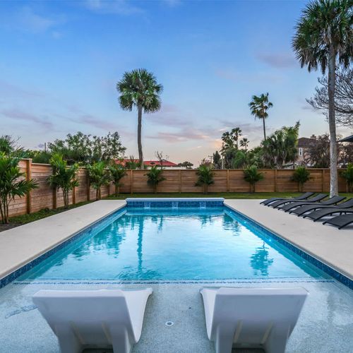 Lounge Chairs in Pool