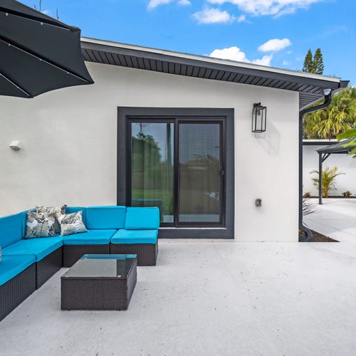 Outdoor Couch Set out Back