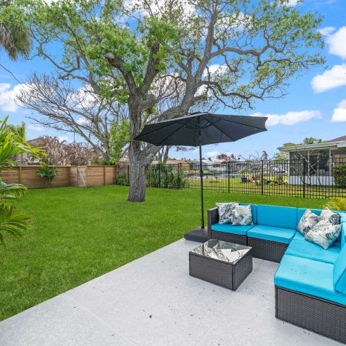 Outdoor Couch Set out Back