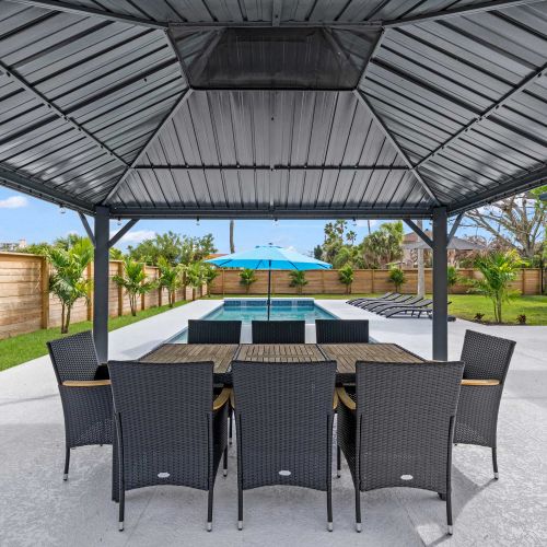 Large Patio Set out Back