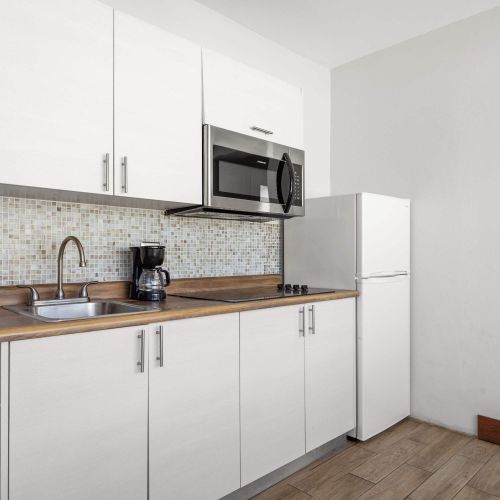 Modern, clean kitchen for gourmet meals