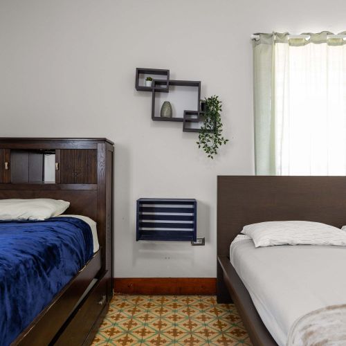 Restful nights, two charming beds